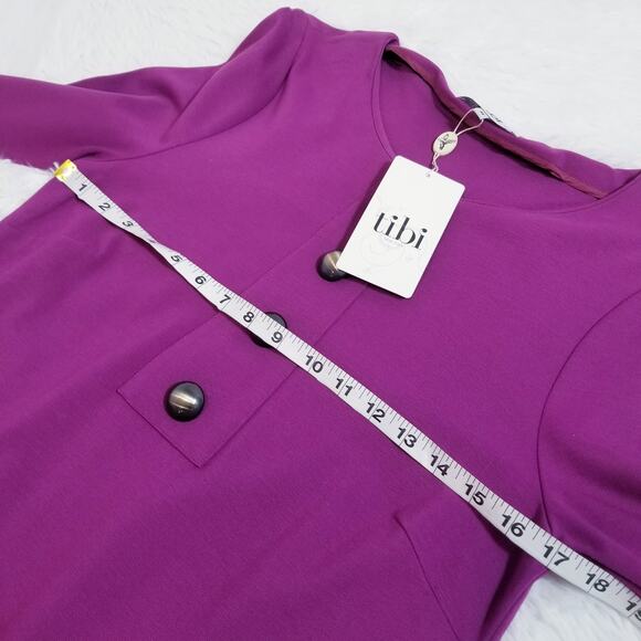TIBI New York Purple Shift Dress - Picture 6 of 13